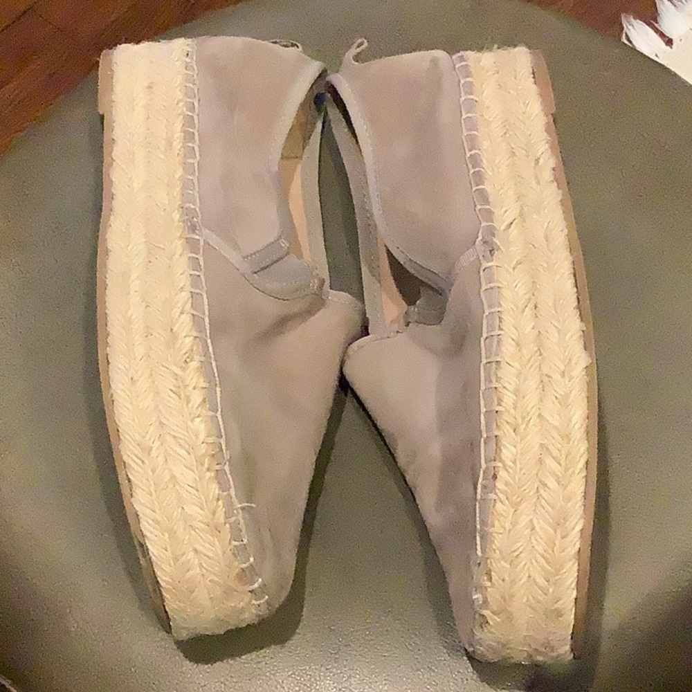 Sam Edelman Carrin Espadrilles Taupe Size 8.5 - Picture 4 of 9